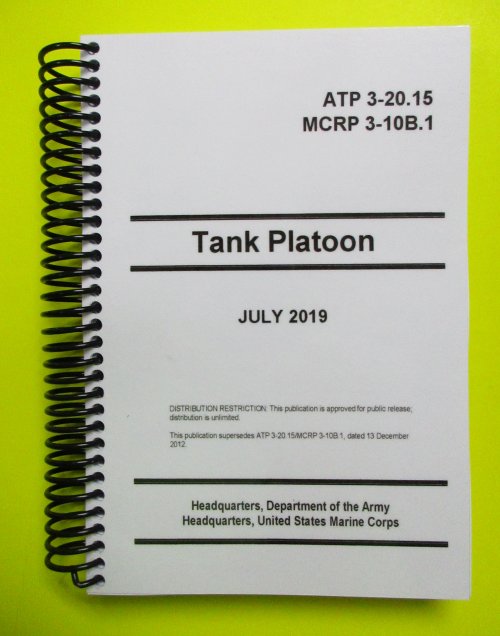ATP 3.20.15 Tank Platooon - 2019 - BIG size - Click Image to Close